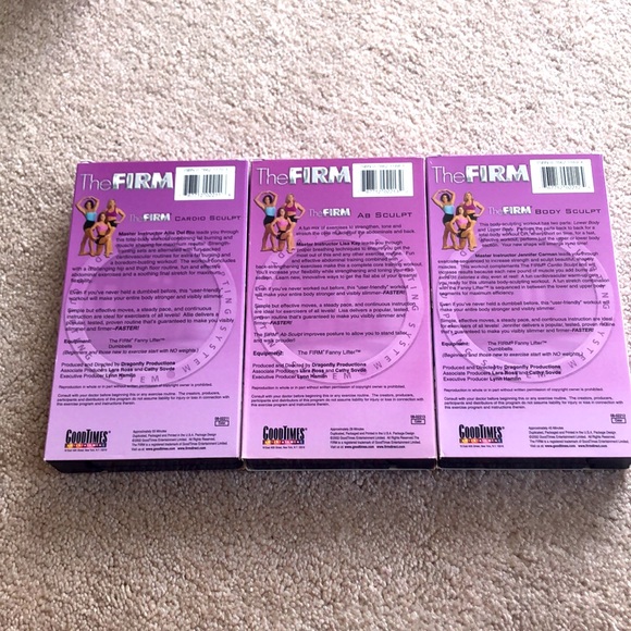 The FIRM body sculpting system set of three VHS tapes - Picture 4 of 4